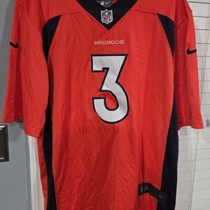 Russell Wilson Denver Broncos Nike On Field Jersey Orange Large